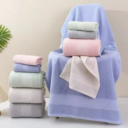 All-cotton thick, soft and plain towel, bath towel, home and hotel absorbent, adult face wash towel All-cotton thick, soft and plain towel, bath towel, home and hotel absorbent, adult face wash towel